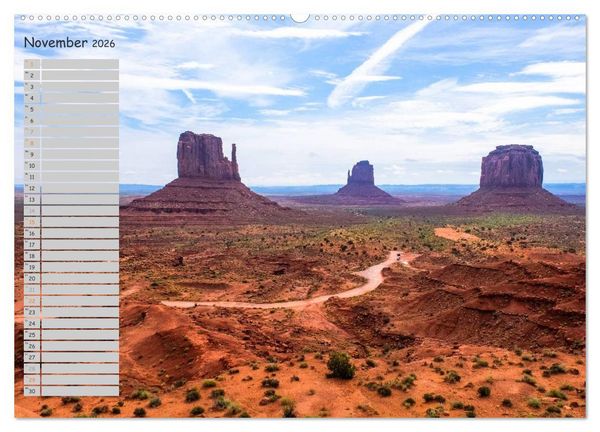 Produktbild: Die Canyons der USA (Wandkalender 2026 DIN A2 quer), CALVENDO Monatskalender