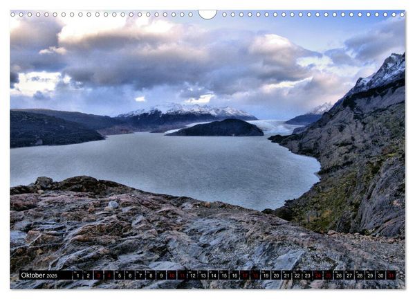 Produktbild: Patagonien mit Feuerland (Wandkalender 2026 DIN A3 quer), CALVENDO Monatskalender