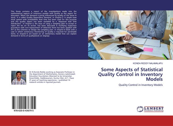 Produktbild: Some Aspects of Statistical Quality Control in Inventory Models