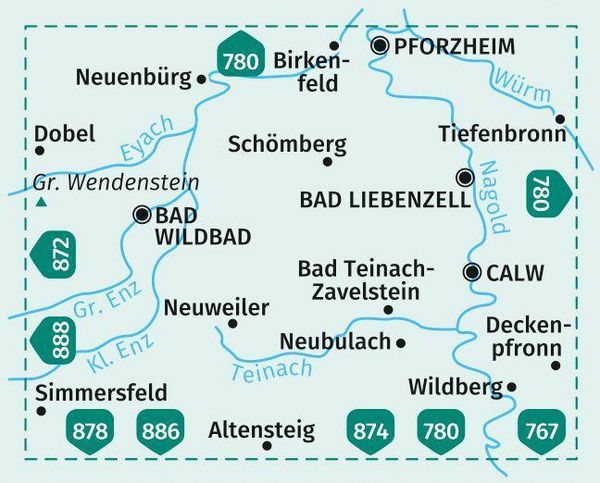 Produktbild: Bad Liebenzell, Bad Wildbad