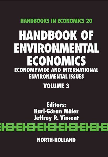 Produktbild: Handbook of Environmental Economics