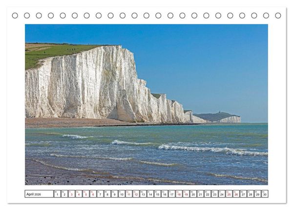 Produktbild: Sehenswertes in Englands S&uuml;den (Tischkalender 2026 DIN A5 quer), CALVENDO Monatskalender