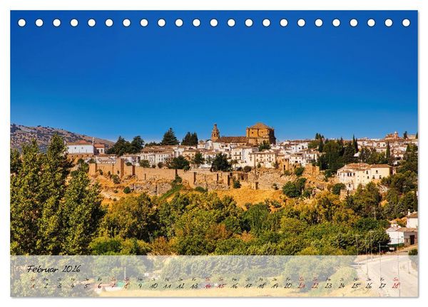 Produktbild: Ronda in Andalusien - Stadt auf einem Felsplateau (Tischkalender 2026 DIN A5 quer), CALVENDO Monatskalender