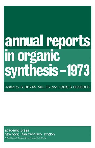 Produktbild: Annual Reports in Organic Synthesis-1973