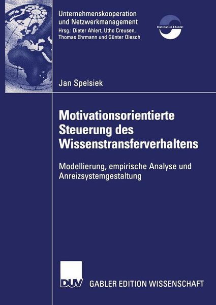Produktbild: Motivationsorientierte Steuerung des Wissenstransferverhaltens