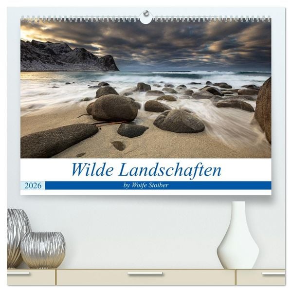 Produktbild: Wilde Landschaften (hochwertiger Premium Wandkalender 2026 DIN A2 quer), Kunstdruck in Hochglanz