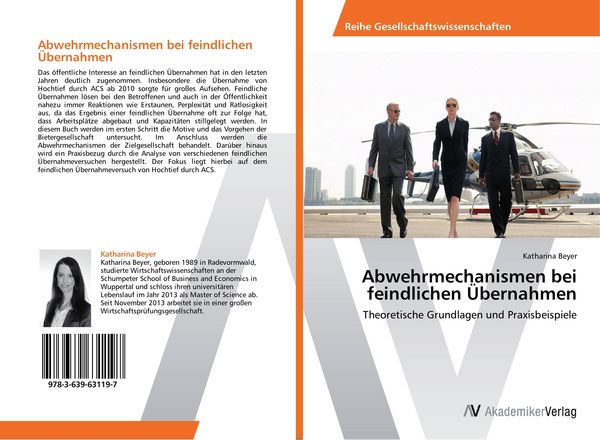 Produktbild: Abwehrmechanismen bei feindlichen &Uuml;bernahmen