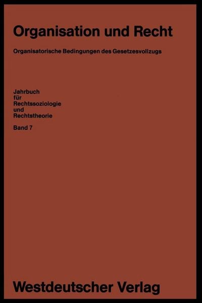 Produktbild: Organisation und Recht