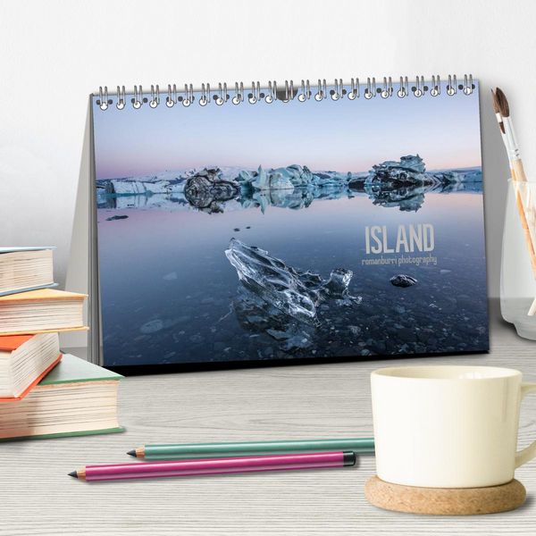Produktbild: Island (Tischkalender 2026 DIN A5 quer), CALVENDO Monatskalender