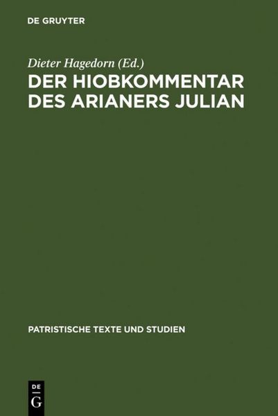 Produktbild: Der Hiobkommentar des Arianers Julian