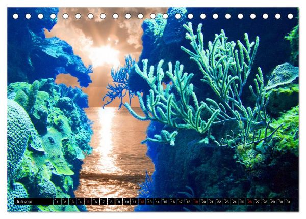Produktbild: Surreale Unterwasserwelt (Tischkalender 2026 DIN A5 quer), CALVENDO Monatskalender