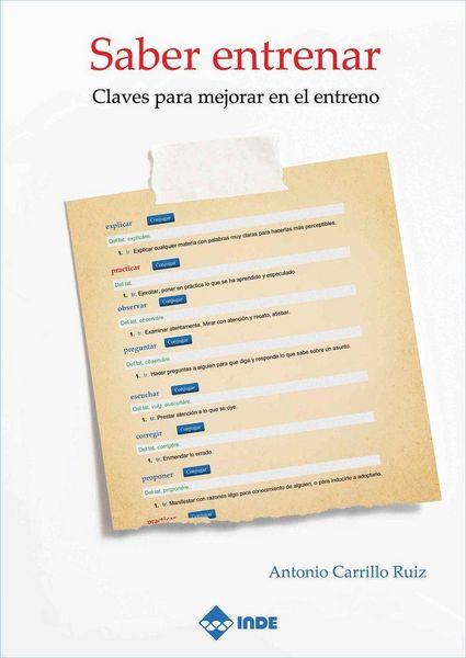 Produktbild: Saber Entrenar Claves Para Mejorar En El Entreno