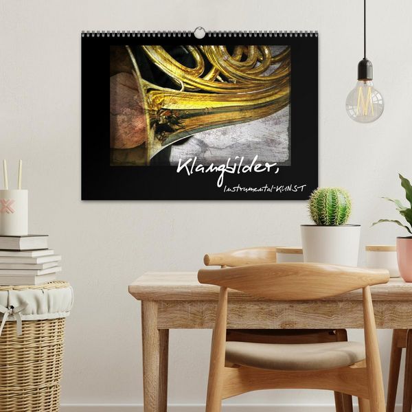 Produktbild: Klangbilder Instrumental-KUNST (Wandkalender 2026 DIN A3 quer), CALVENDO Monatskalender