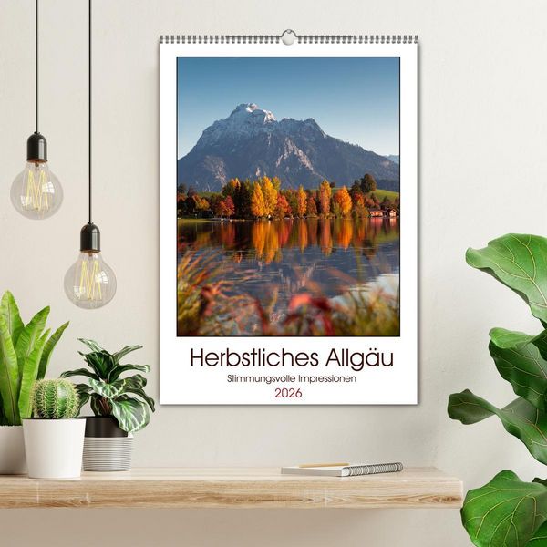Produktbild: Herbstliches Allg&auml;u (Wandkalender 2026 DIN A2 hoch), CALVENDO Monatskalender