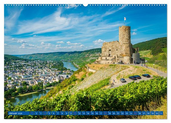 Produktbild: Burgen in Rheinland-Pfalz (hochwertiger Premium Wandkalender 2026 DIN A2 quer), Kunstdruck in Hochglanz