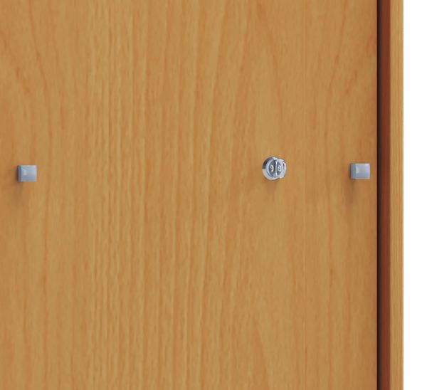 Produktbild: B&uuml;roschrank Aktenschrank Schiebet&uuml;ren Lona 3fach