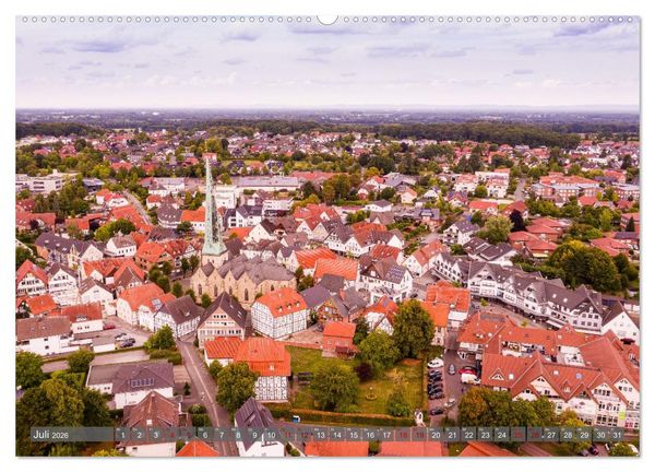 Produktbild: Ein Blick auf Delbr&uuml;ck (hochwertiger Premium Wandkalender 2026 DIN A2 quer), Kunstdruck in Hochglanz