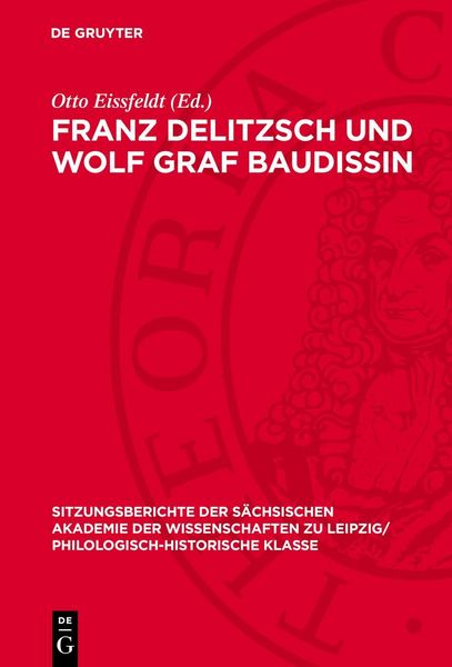 Produktbild: Franz Delitzsch und Wolf Graf Baudissin