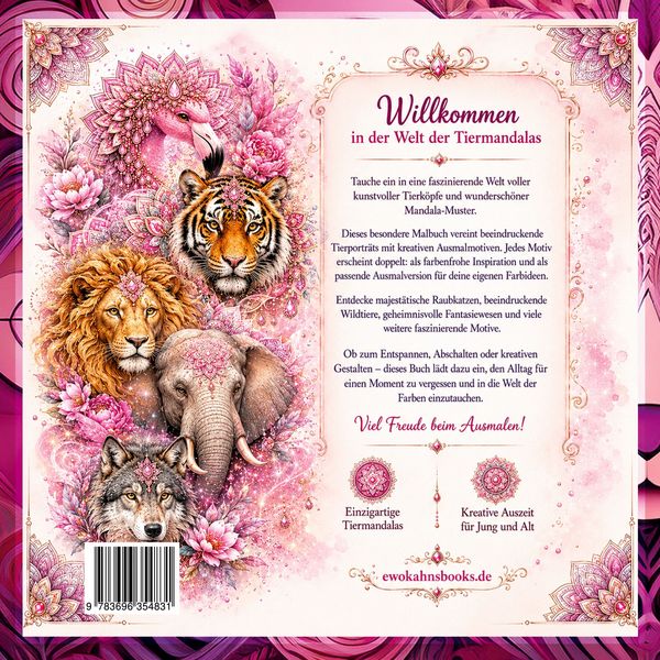 Produktbild: Meine Lieblingstierk&ouml;pfe Mandala Malbuch