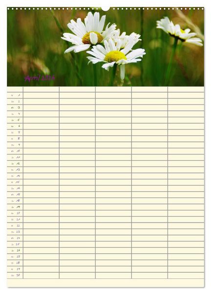 Produktbild: Der Naturgarten Familienplaner (Wandkalender 2026 DIN A2 hoch), CALVENDO Monatskalender