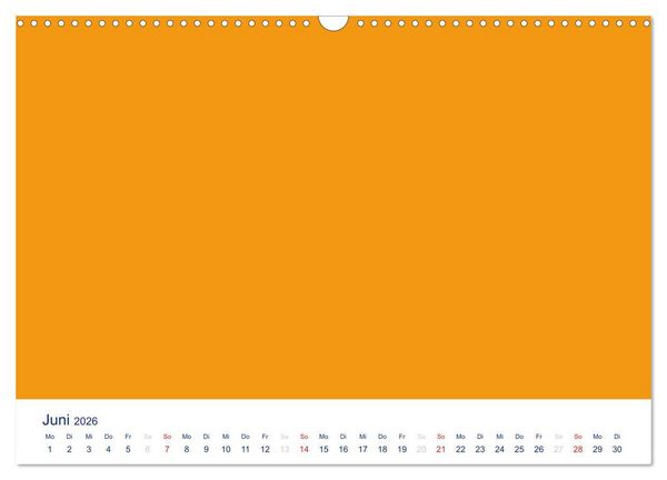 Produktbild: Farbiger Bastelkalender (Wandkalender 2026 DIN A3 quer), CALVENDO Monatskalender