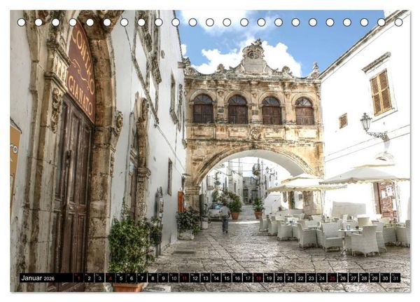 Produktbild: Apulien &ndash; Impressionen (Tischkalender 2026 DIN A5 quer), CALVENDO Monatskalender