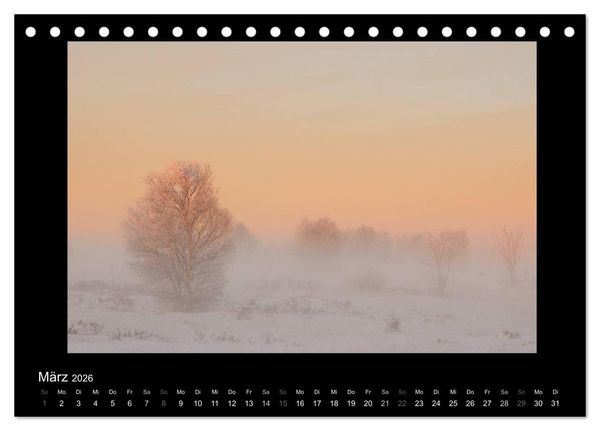 Produktbild: Hohes Venn und Ardennen (Tischkalender 2026 DIN A5 quer), CALVENDO Monatskalender