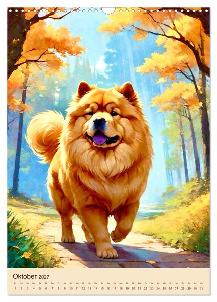 Produktbild: Der Chow Chow (Wandkalender 2027 DIN A3 hoch), CALVENDO Monatskalender