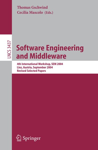 Produktbild: Software Engineering and Middleware