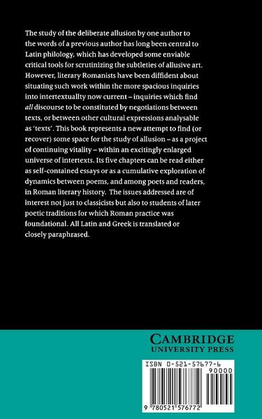Produktbild: Allusion and Intertext