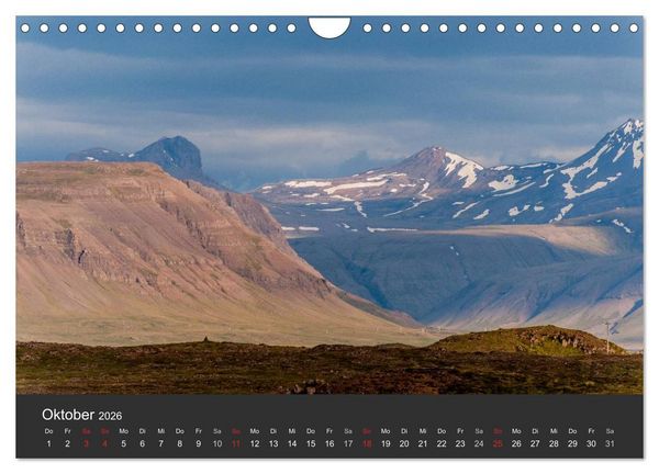 Produktbild: Island Highlights (Wandkalender 2026 DIN A4 quer), CALVENDO Monatskalender