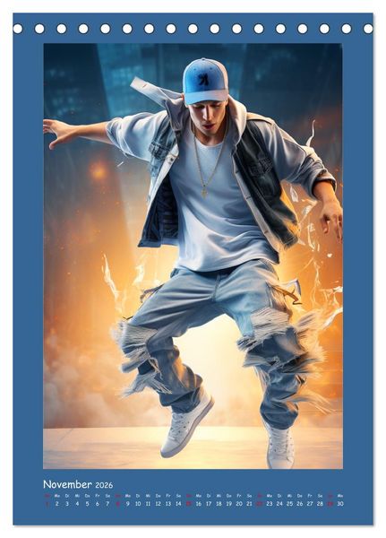 Produktbild: Urban Dancer. Streetstyle-Szene-Illustrationen (Tischkalender 2026 DIN A5 hoch), CALVENDO Monatskalender