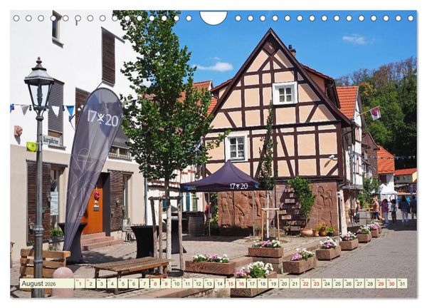 Produktbild: Weinheim erleben Schlosspark, Burgen und einladender Marktplatz (Wandkalender 2026 DIN A4 quer), CALVENDO Monatskalender