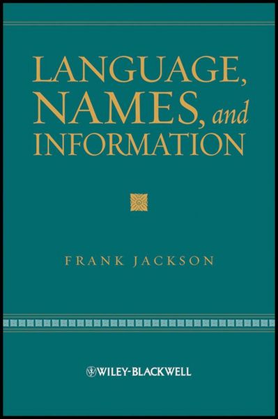 Produktbild: Language, Names, and Information