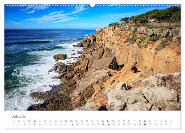 Produktbild: ESTORIL - die sch&ouml;nsten Badeorte Lissabons (Wandkalender 2026 DIN A2 quer), CALVENDO Monatskalender