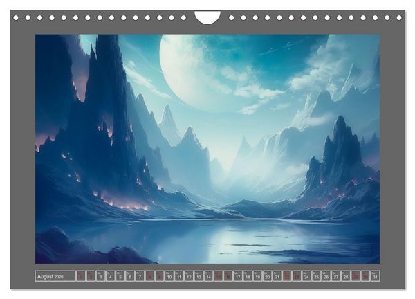 Produktbild: Tr&auml;umereien in Blau (Wandkalender 2026 DIN A4 quer), CALVENDO Monatskalender