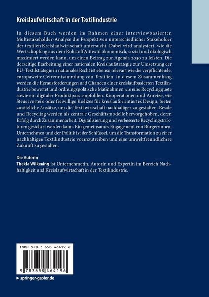 Produktbild: Kreislaufwirtschaft in der Textilindustrie