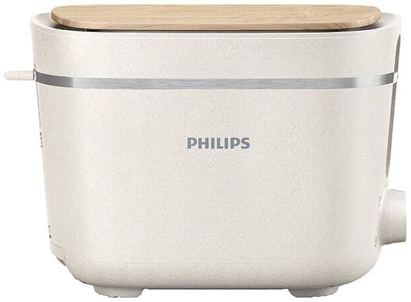 Philips Eco Conscious Edition 5000er Serie HD2640/10 Toaster Seidenweiß, Matt