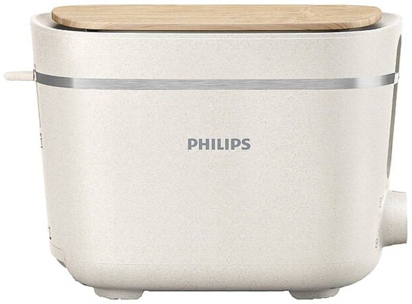 Philips Home Eco Conscious Edition 5000er Serie HD2640/10 Toaster Seidenweiß, Matt