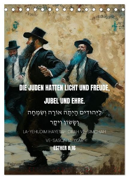 Produktbild: Weisheit, Licht und Leben &ndash; J&uuml;dische Inspiration durchs Jahr (Tischkalender 2027 DIN A5 hoch), CALVENDO Monatskalender