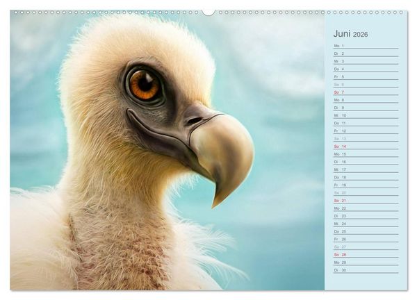 Produktbild: S&uuml;sse Tierwelt / CH-Version / Geburtstagskalender (hochwertiger Premium Wandkalender 2026 DIN A2 quer), Kunstdruck in Hochglanz