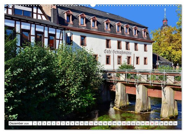 Produktbild: Erbach - Die Odenw&auml;lder Residenzstadt (hochwertiger Premium Wandkalender 2026 DIN A2 quer), Kunstdruck in Hochglanz