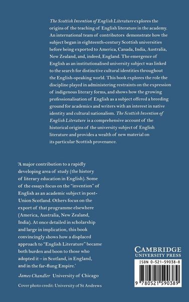 Produktbild: The Scottish Invention of English Literature