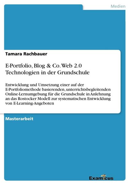 Produktbild: E-Portfolio, Blog & Co. Web 2.0 Technologien in der Grundschule