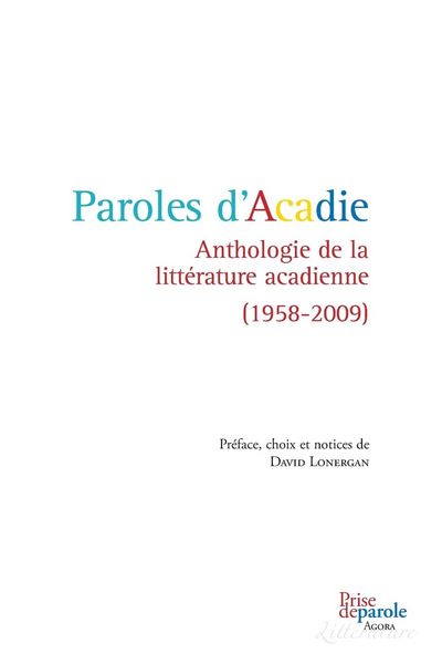 Produktbild: Paroles d'Acadie