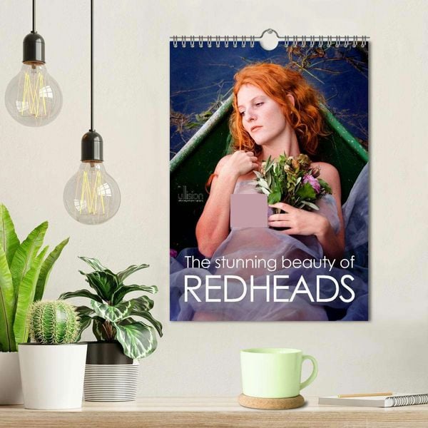 Produktbild: The stunning beauty of REDHEADS (Wall Calendar 2026 DIN A4 portrait), CALVENDO 12 Month Wall Calendar