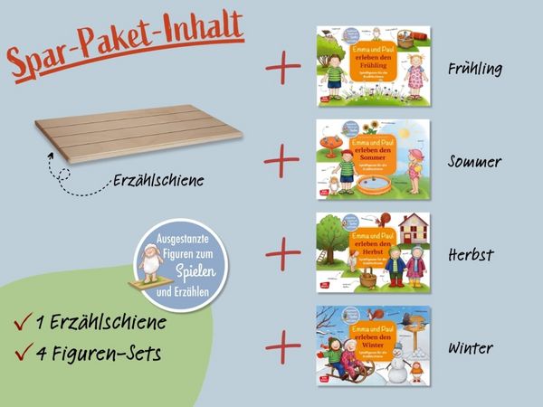 Produktbild: Erz&auml;hlschienen-Spar-Paket "Emma und Paul"