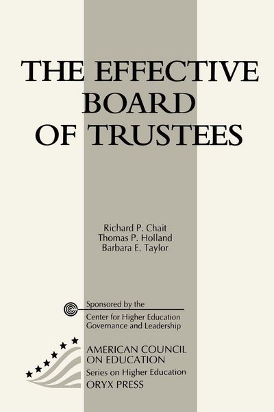 Produktbild: Effective Board of Trustees