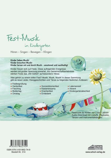 Produktbild: Festmusik im Kindergarten (inkl. Musik-Download)