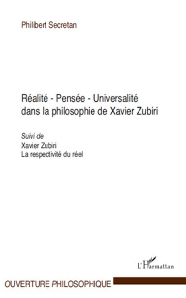 Produktbild: R&eacute;alit&eacute; - Pens&eacute;e - Universalit&eacute;